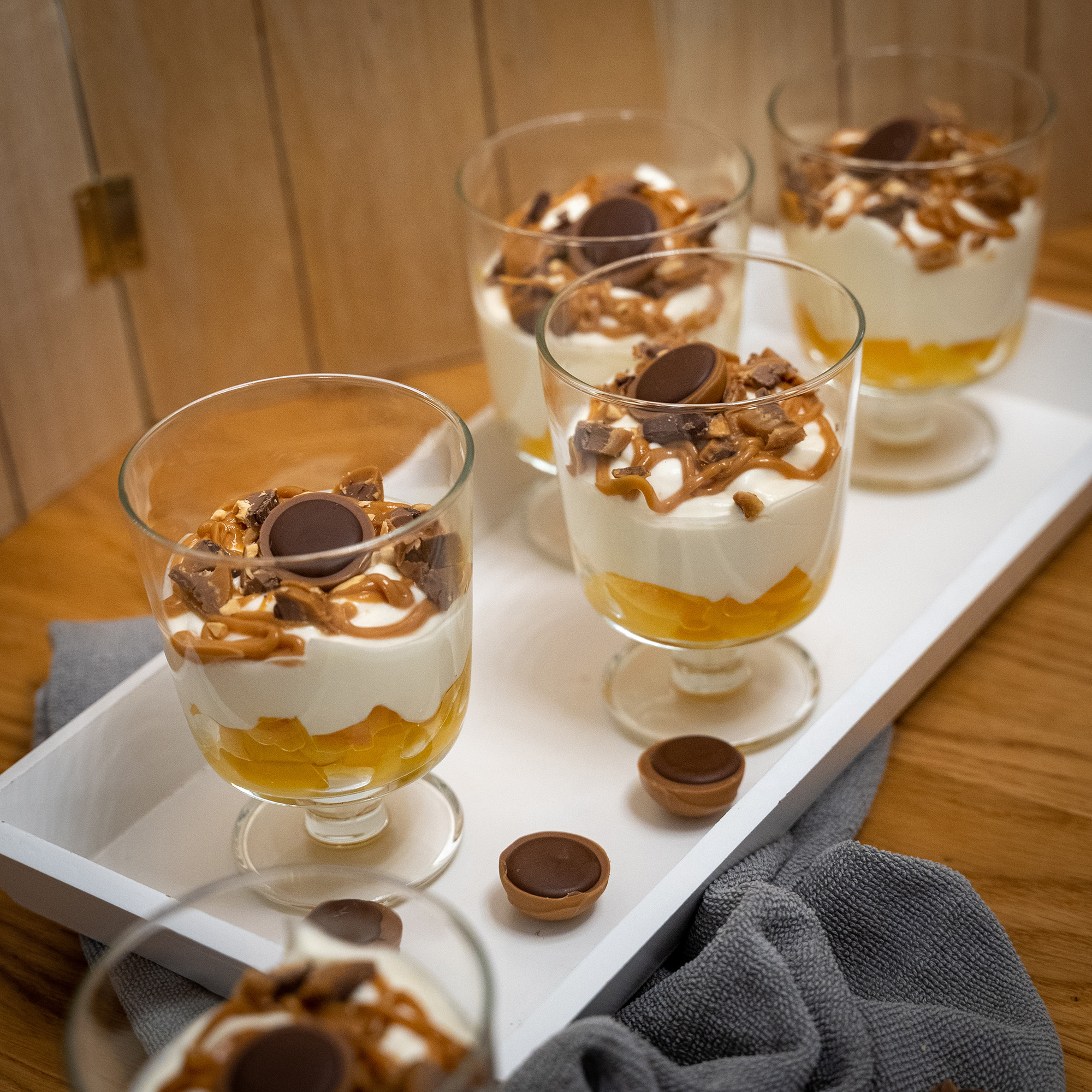 Pfirsich Creme Dessert — Rezepte Suchen