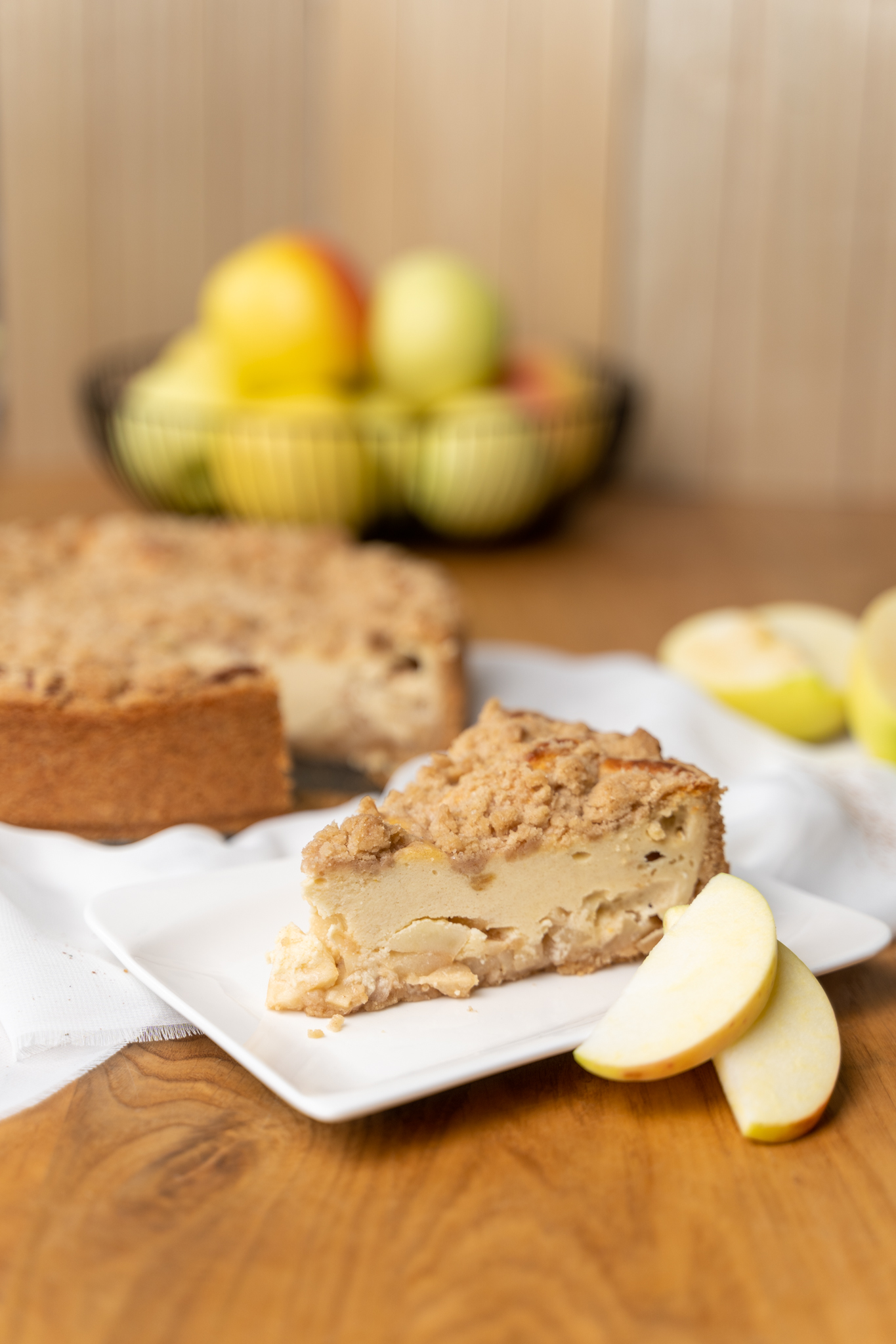 Rezept: Apfel-Käsekuchen mit Zimtstreusel - YUMMYFOODbyirina